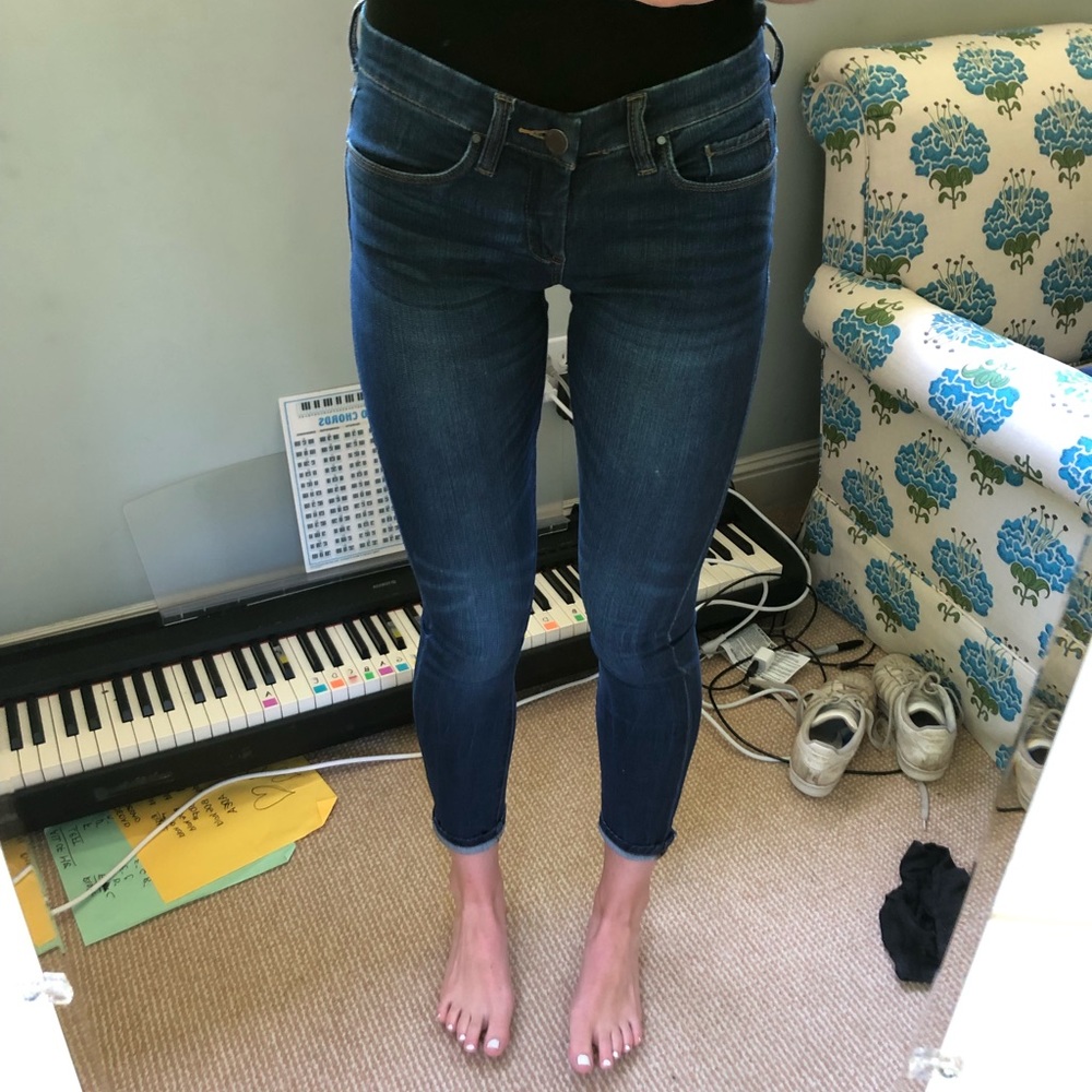 dark wash skinny jeans